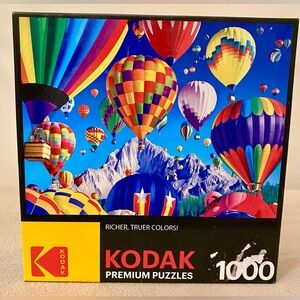 Kodak Premium Balloons Over The Mountain Scene Rich Truer Colors 1000 PC Puzzle